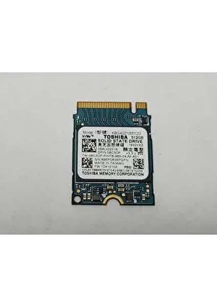 Kıoxıa 256GB Bg4 KBG50ZNS256G Pcıe GEN4X4 Nvme 2230 M.2 SSD (Toshıba)