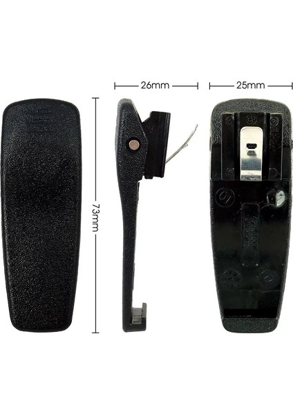 Motorola CP040 DP1400 CP140 Uyumlu El Telsizi Kemer Klips Kısa Tip modelleri