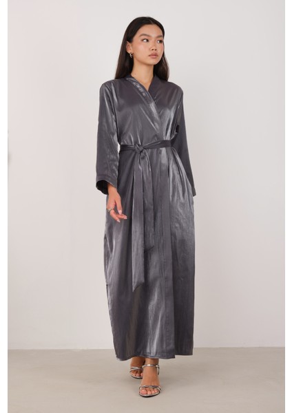 Sedefli Abaya Siyah