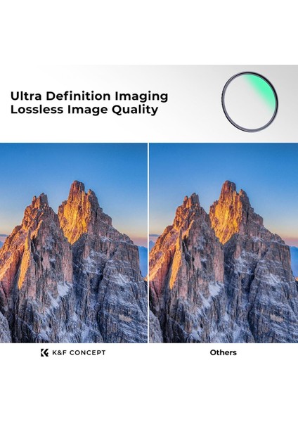 K&f Concept 67MM Nano-X Mcr Mc-Uv 28 Çok Katmanlı Kaplamaya Sahip Koruma Filtresi 8k Ultra Hd modelleri