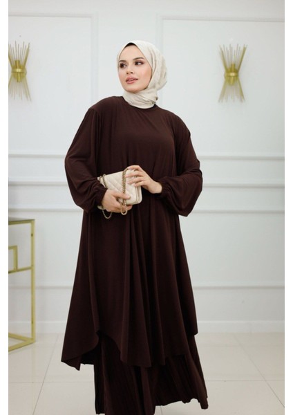 Kadın Tesettür Pantolonlu Takım 2'li Takım Tunik & Pantolon fiyatları
