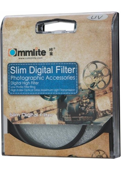 Commlite 52MM Uv Filtre