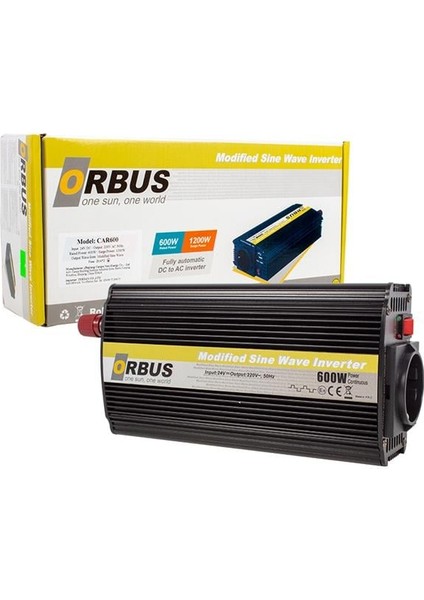 Orbus 600W 24V Modified Sinus Invertör modelleri