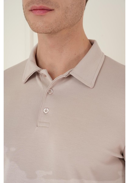 Ts 893 Slim Fit Bej Spor T-Shirt indirimleri
