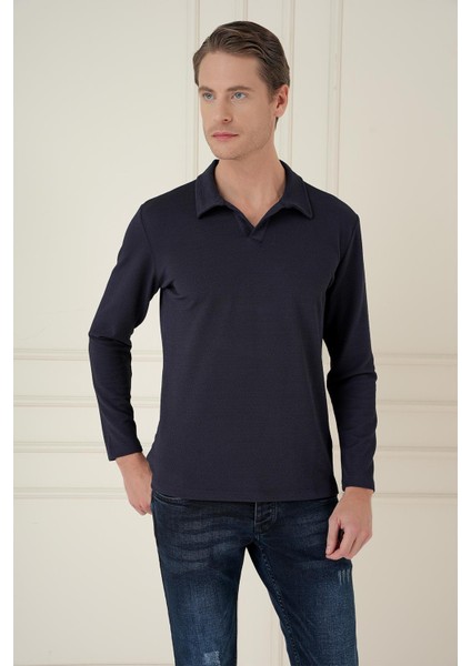 Ts 890 Slim Fit Lacivert Spor T-Shirt fiyatları