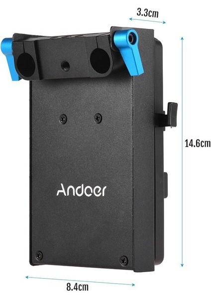 Andoer D6325 V Montaj V-Kilit Pil Plakası Adaptörü modelleri