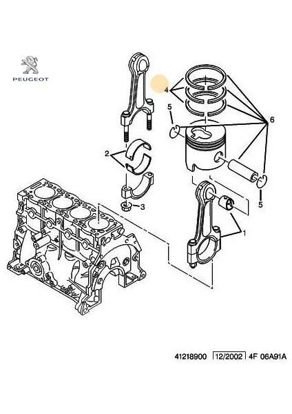 Sekman TK.STD.DJ5T Peugeot Peugeot 0640.G9