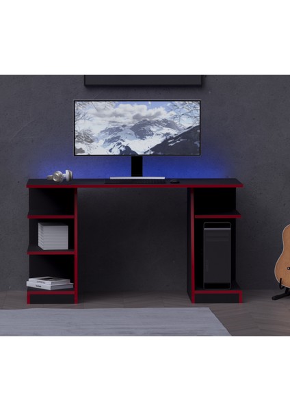 Kronos Oyuncu Masası - Bilgisayar Masası - Gamer Masası - 59X136 cm AFM181