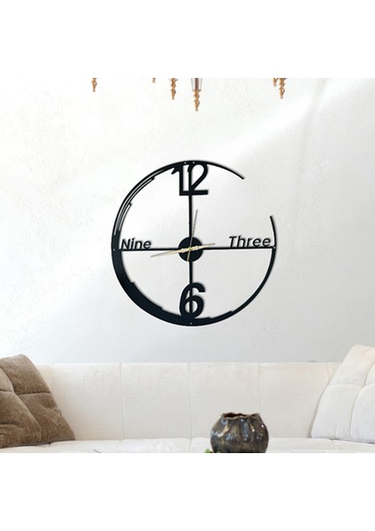 Retro Metal Duvar Saati