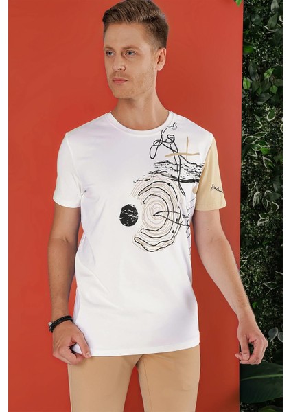 Ts 858 Beyaz Spor T-Shirt modelleri