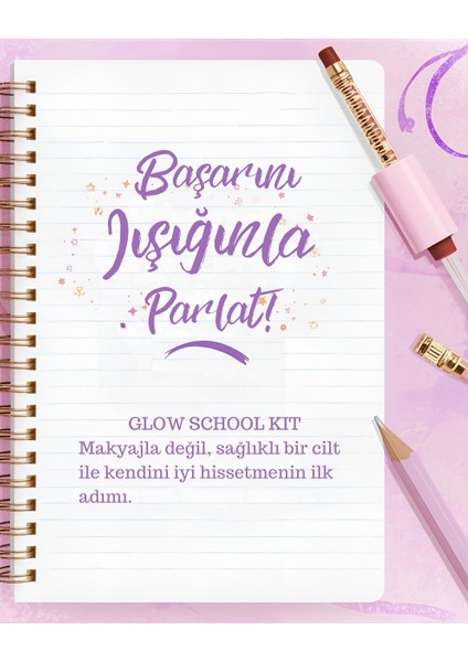 Glow School Kit -Yüz Yıkama Köpüğü, Tonik, Güneş Kremi fiyatları