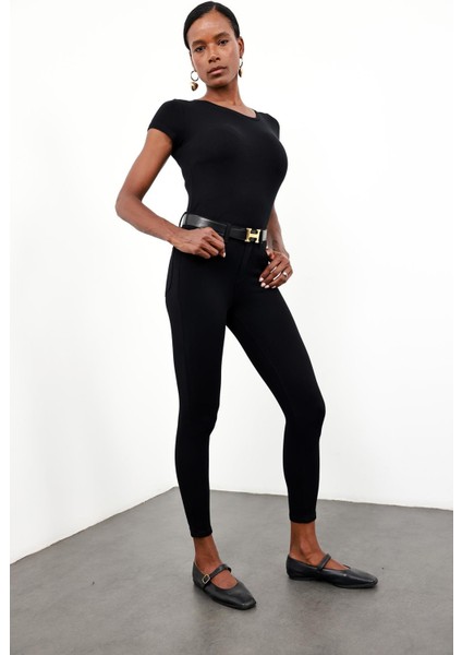 Siyah Ithal Full Likra Toparlayan Skinny Jean 7277 modelleri
