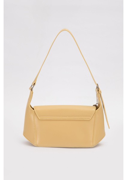 Sarı Kalp Aksesuar Detaylı Omuz Çantası fırsatları