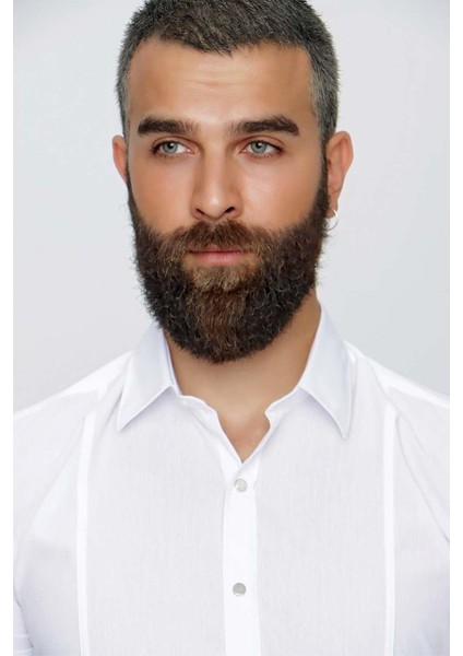 Gk 659 Beyaz Klasik Gömlek fırsatları