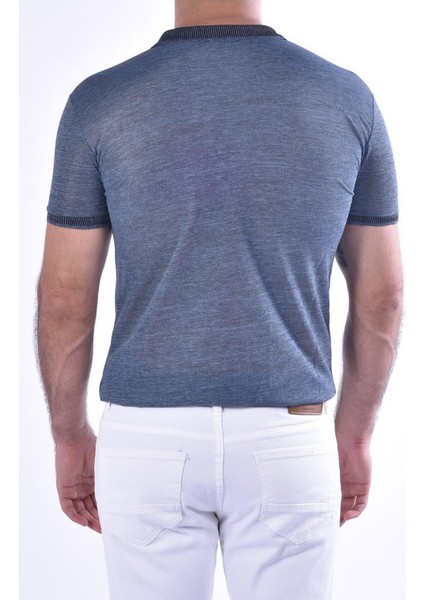 Ts 814 Slim Fit Lacivert Spor T-Shirt modelleri