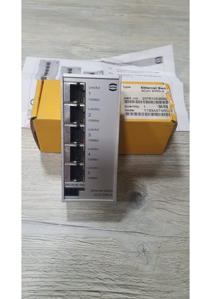 Hartıng Econ 2050-A 5port Ray Tipi Endüstriyel Switch
