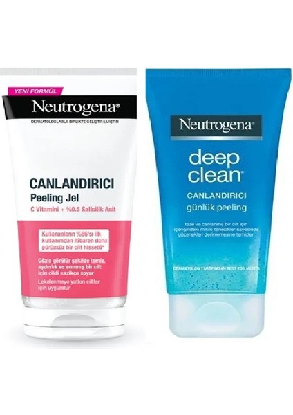 Canlandırıcı Peeling Jel 150 ml - Canlandırıcı Günlük Peeling Jel 150 ml 2'li Set