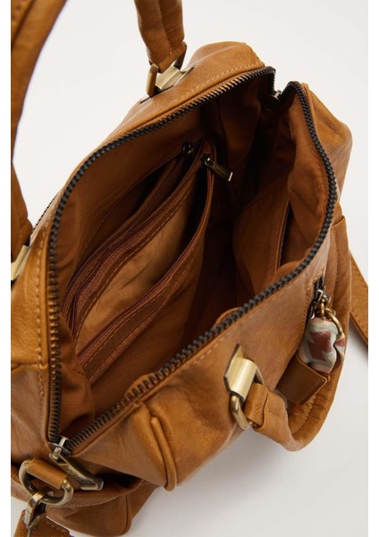 Kahve Taş Kuşak Aksesuarlı El Çantası modelleri