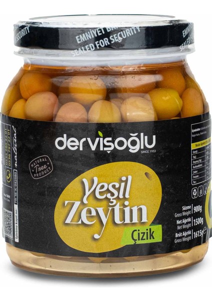 Çizik Yeşil Zeytin 2XL 900 gr fiyatları