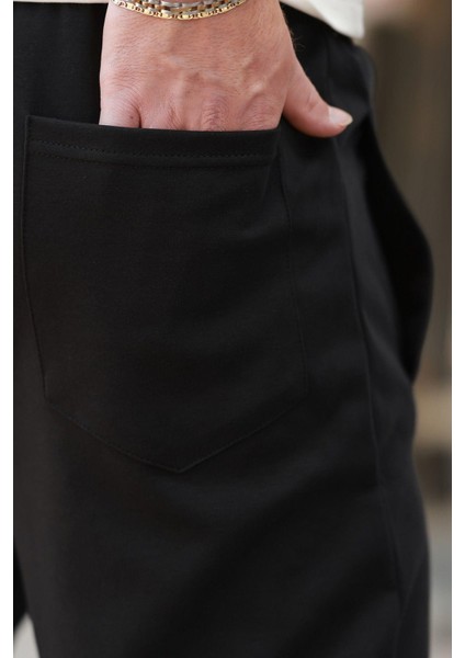 Siyah Manşetli Erkek Eşofman Altı E6570 fiyatları