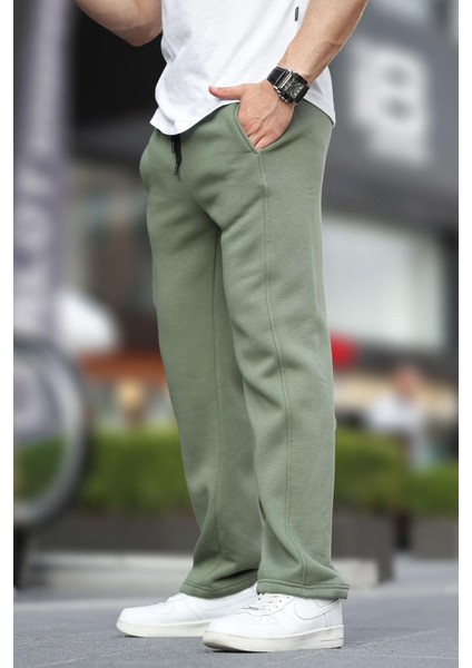 Haki Geniş Kesim Düz Paça Eşofman Altı 6550 fiyatları