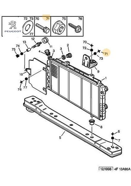 Civata Peugeot 6922.E7