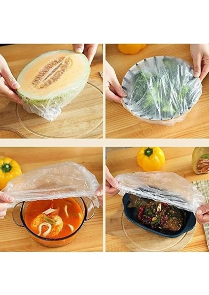 200 Adet Lastikli Pratik Tazeliği Koruyan Tencere ve Tabak Bonesi | Çok Amaçlı Kapak Gıda Bonesi fiyatları