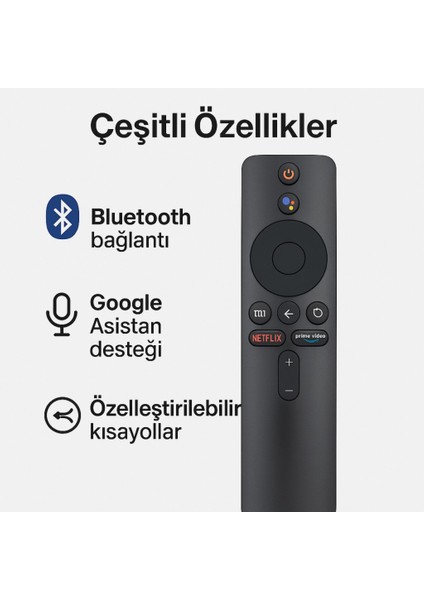 Xiaomi Mi Tv Stick Ile Uyumlu Uzaktan Kumanda, Android Tv Box Için Uzaktan Bluetooth Kumanda modelleri