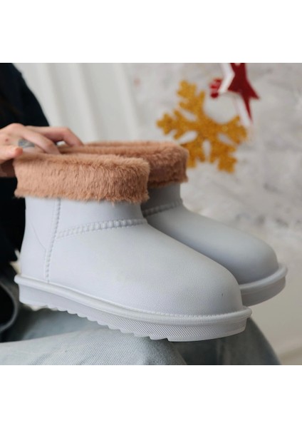 Mordi Gri Oval Burunlu Su Geçirmez Içi Kürklü Bot fırsatları