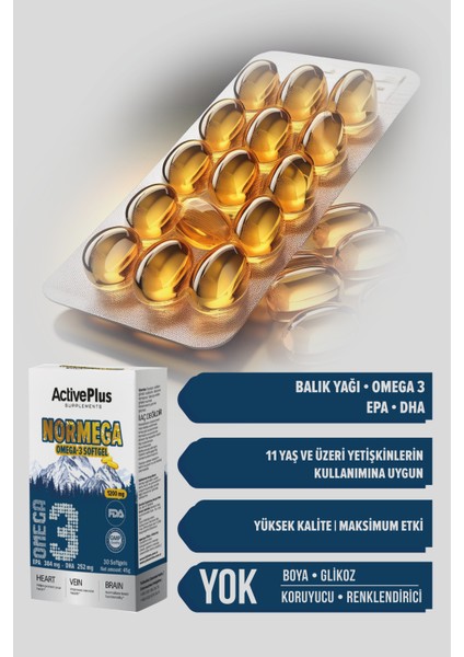 Normega Omega-3 30 Kapsül fiyatları
