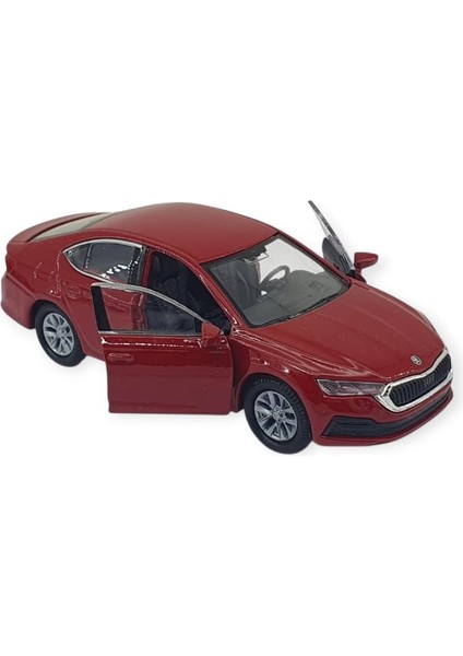Vardem Welly 1:32 Skoda Octavia Çek Bırak Araba - 43806 - Bordo