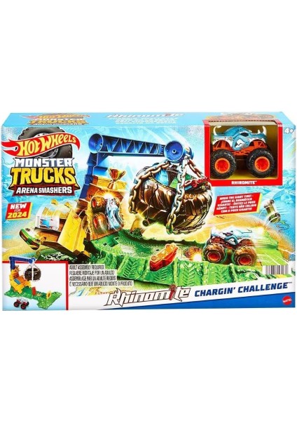 Monster Trucks Arenada Rhinomite Mücadelesi Oyun Seti HTP18 fiyatları