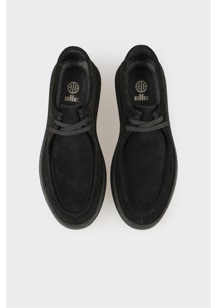 Siyah Deri Erkek Spor Ayakkabı fırsatları