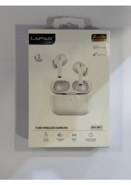 Lapas BTK-ZR77 Hd Ses Kaliteli Tws Kulak Içi Bluetooth V5.3 Kulaklık