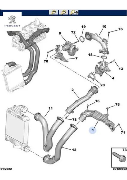 Hava Bağl Rako Peugeot 9810958280