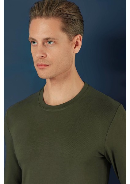 Ts 870 Slim Fit Haki Spor T-Shirt fırsatları