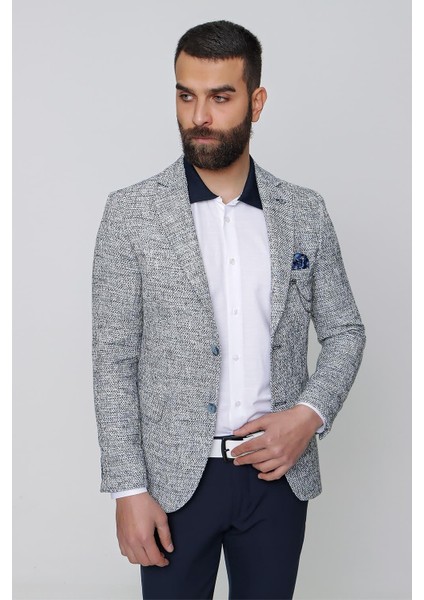 C 610 Slim Fit Lacivert Spor Ceket