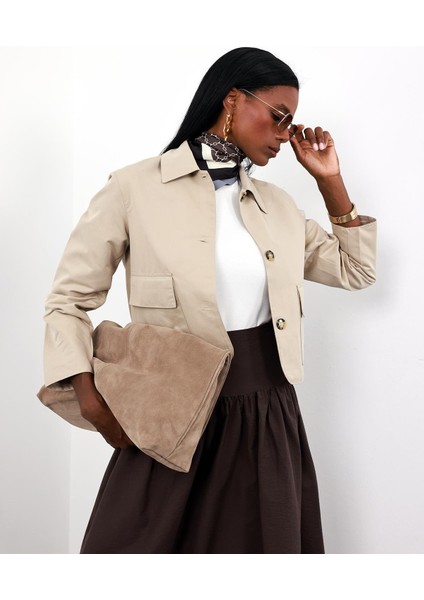 Taş Gabardin Ceket 0163