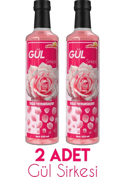 Gül Sirkesi x 2 Adet 525ML