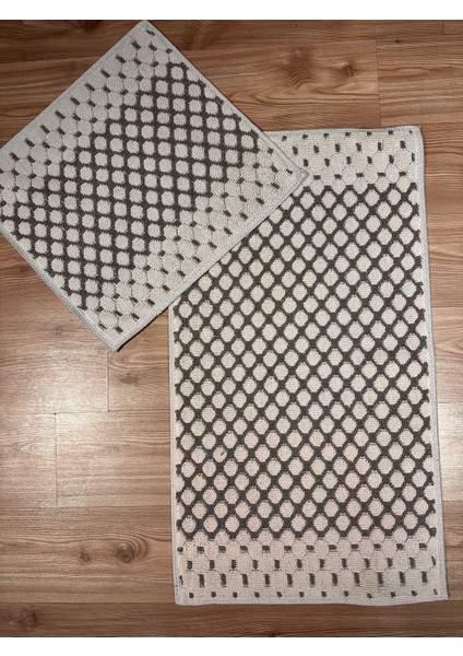 Ikili Klozet Takımı, 60 x 100 Cm, Modern,yıkanabilir, Eşsiz Desen ve Renkleri ile Her Banyoya Uyumludur