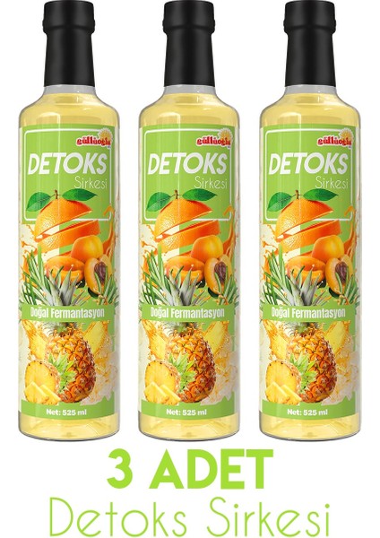 Detoks Sirkesi x 3 Adet 525 ml