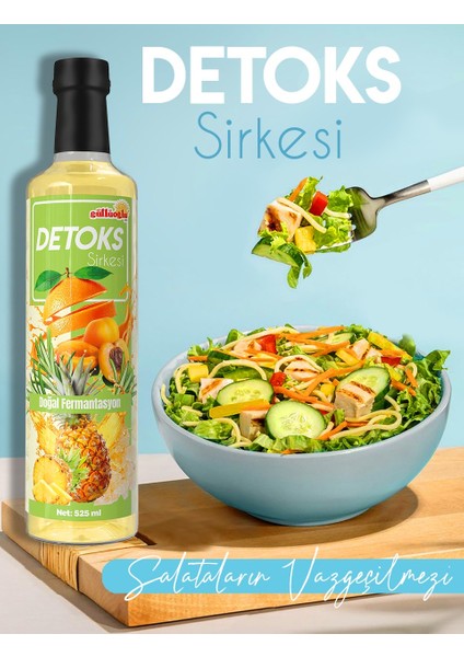 Detoks Sirkesi x 3 Adet 525 ml modelleri