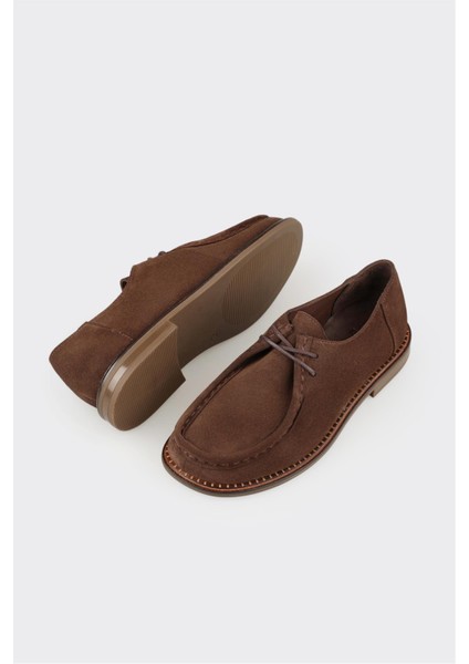 Kahve Deri Kadın Günlük Ayakkabı modelleri