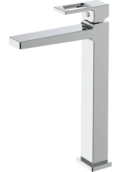 Krom Uzun Çanak Lavabo Bataryası