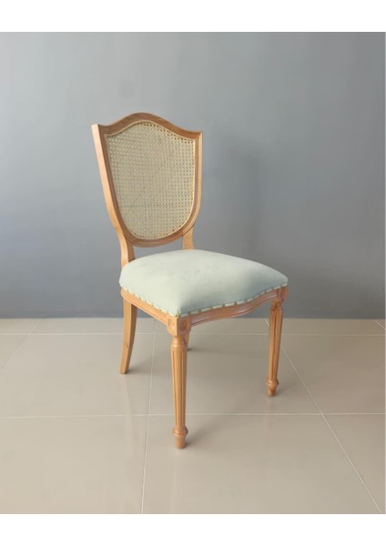 Retro Ahşap Masa Takımı, Yuvarlak Masa Klasik Hazeranlı Sandalye fırsatları