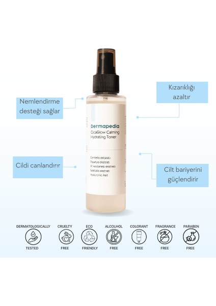 Cicaglow Calming & Hydrating Toner modelleri