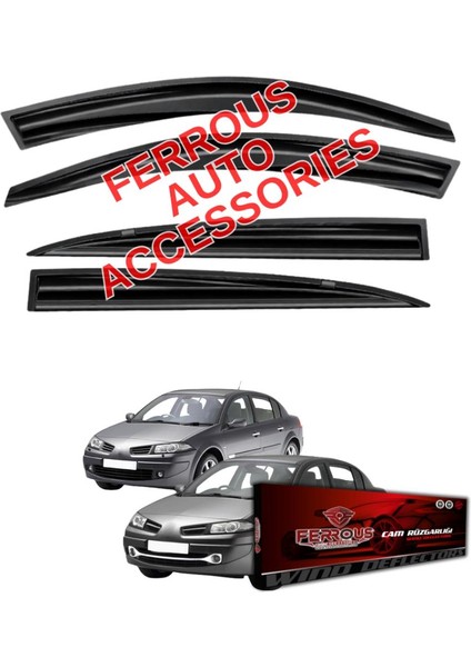 Renault Megane 2 Ferrous Cam Rüzgarlığı 4lü 2003 2010