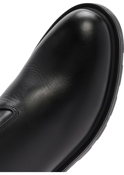 Erkek Siyah Deri Chelsea Bot 25WFD680118