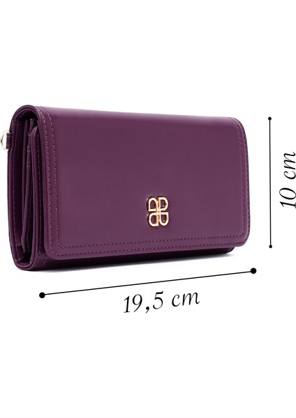 Kadın Mor Askı Detaylı Cüzdan 000A2D561318 fiyatları
