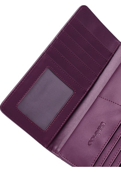 Kadın Mor Askı Detaylı Cüzdan 000A2D561318